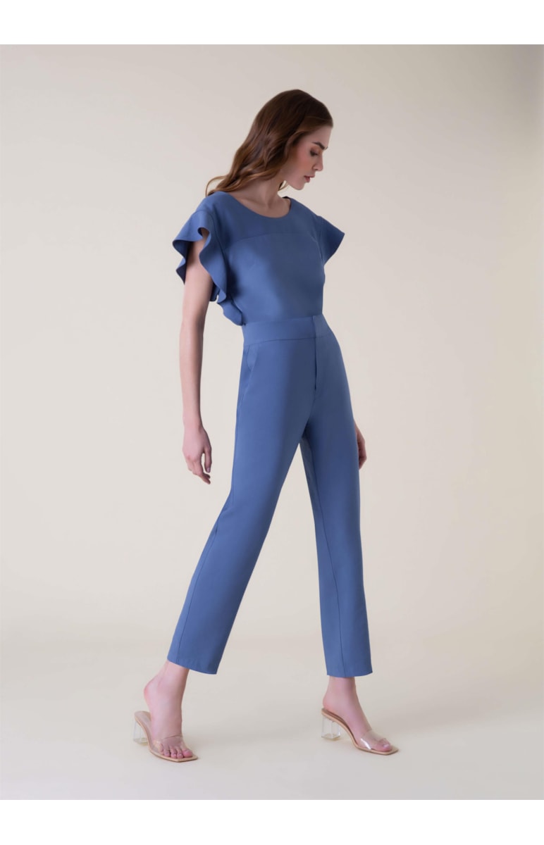 Calça Cigarrete Alfa Azul Jeans