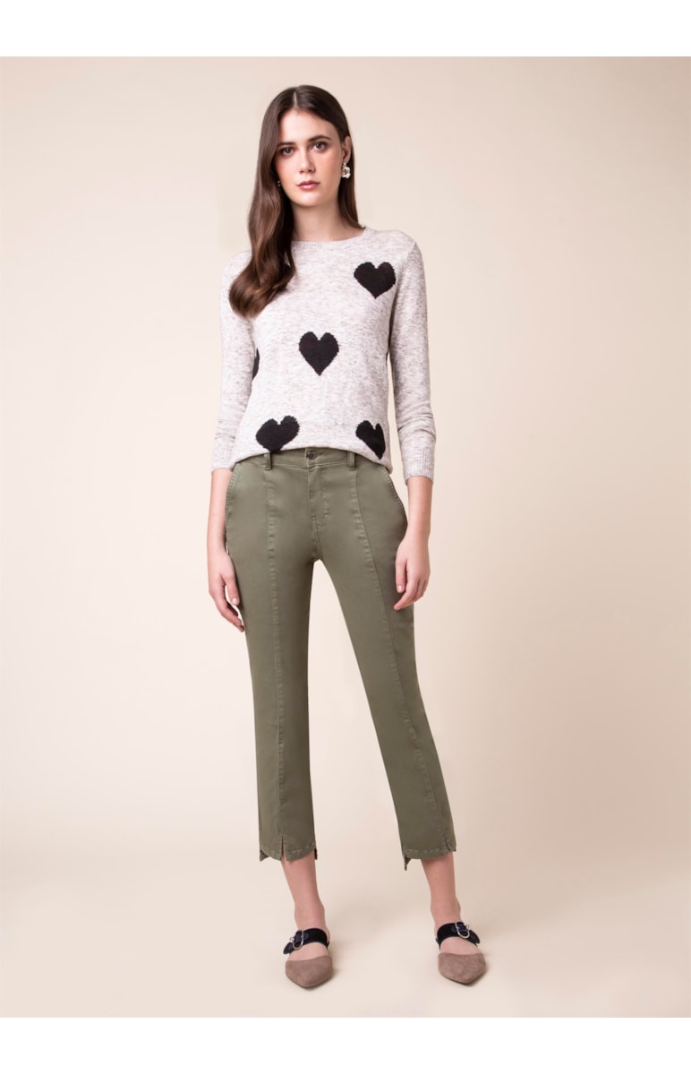 Calça Cigarrete Power Verde Oliva