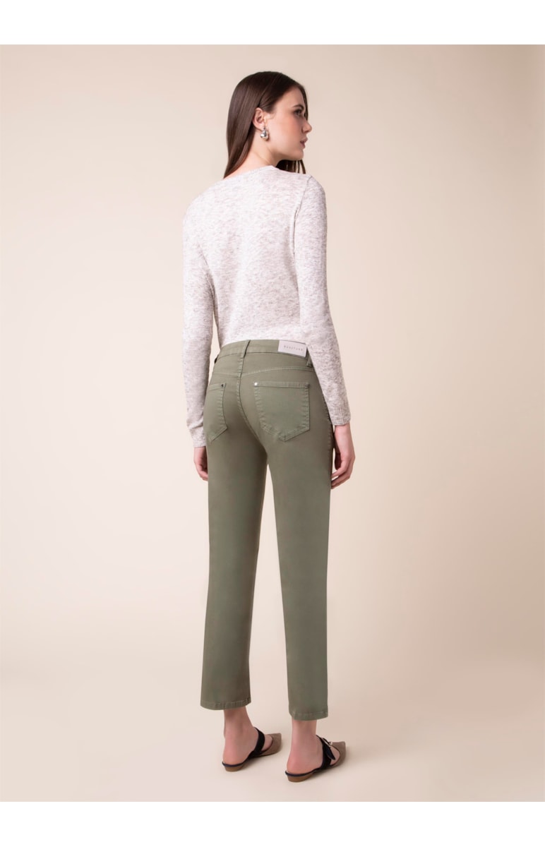 Calça Cigarrete Power Verde Oliva