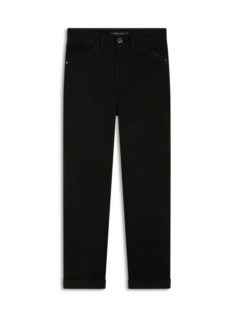 Calça Color Canvas Cigarrete Preto