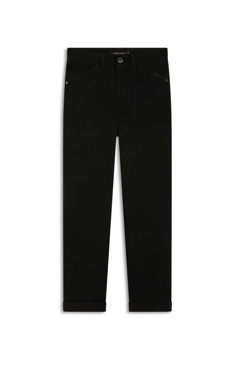 Calça Color Canvas Cigarrete Preto