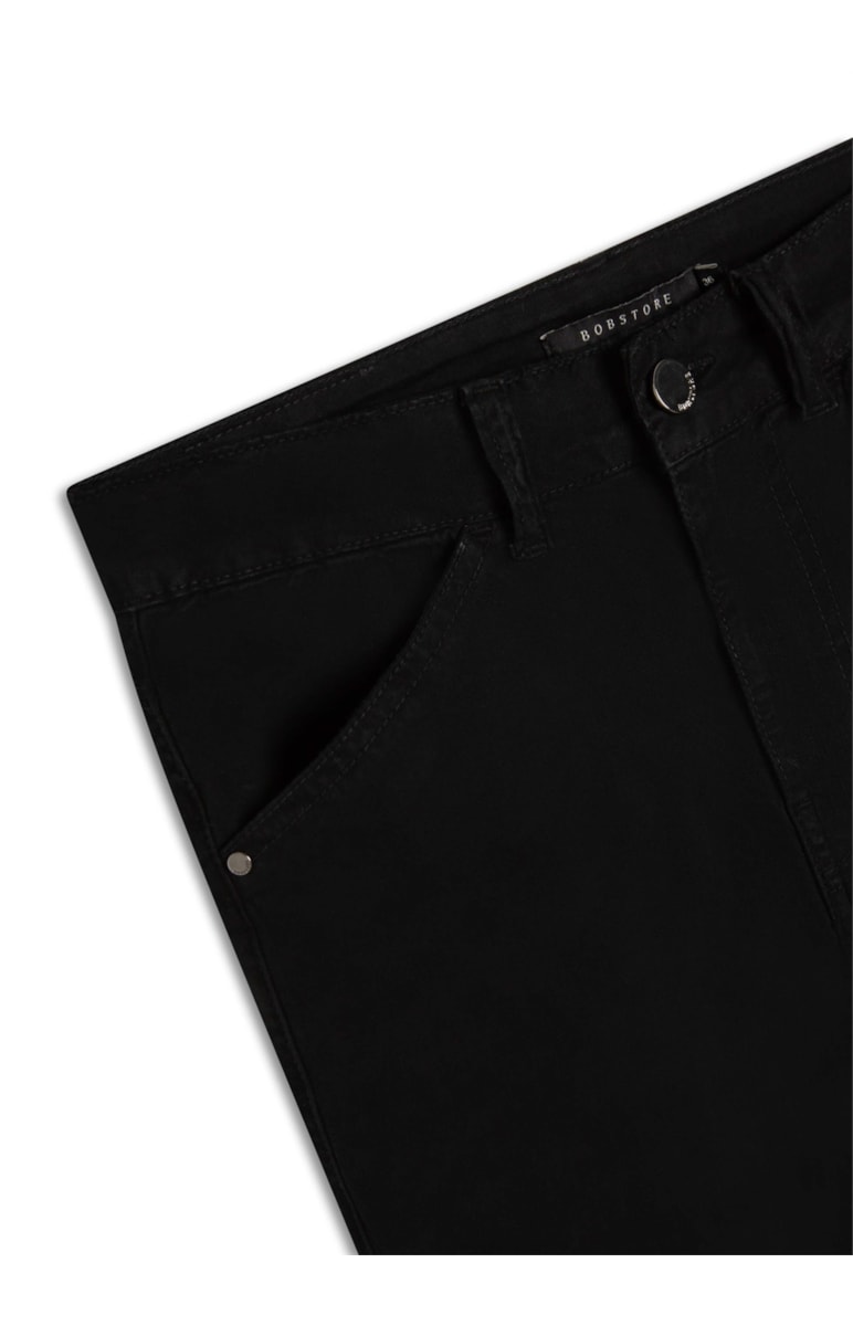 Calça Color Canvas Cigarrete Preto