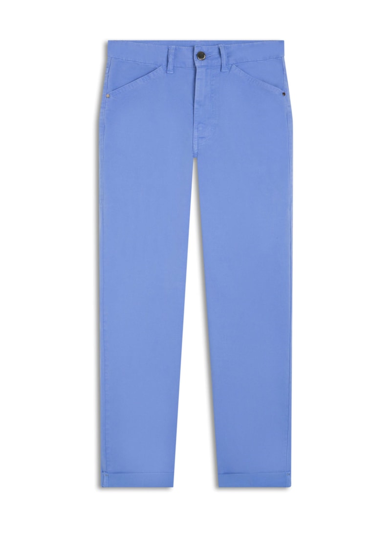 Calça Color Canvas Cigarrete Royal