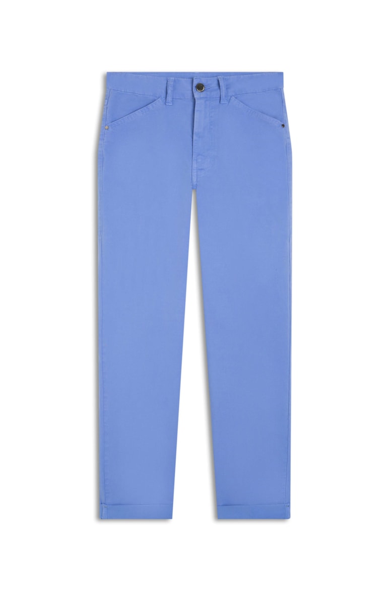 Calça Color Canvas Cigarrete Royal