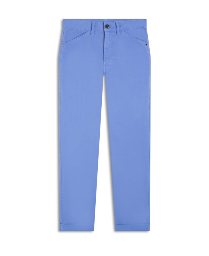Calça Color Canvas Cigarrete Royal
