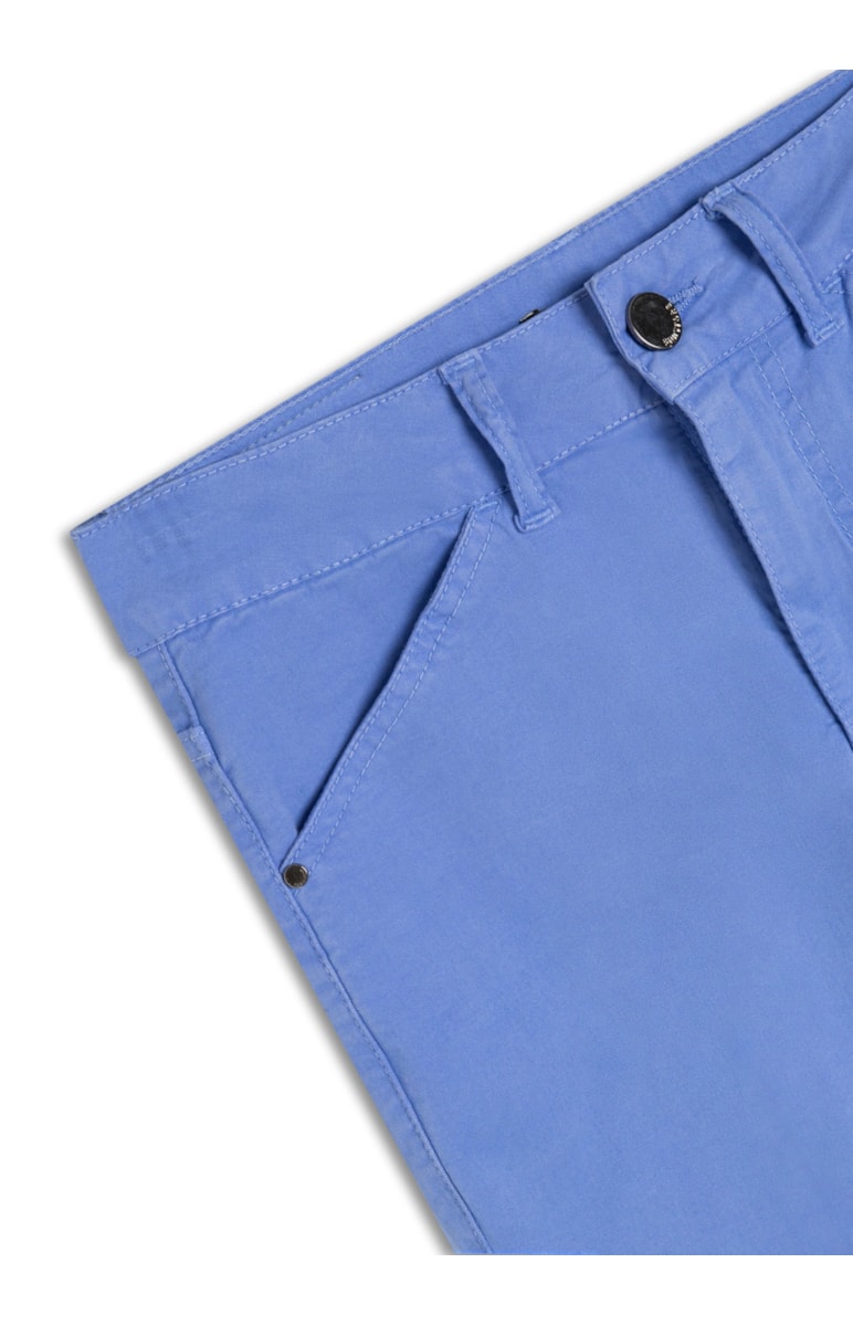 Calça Color Canvas Cigarrete Royal