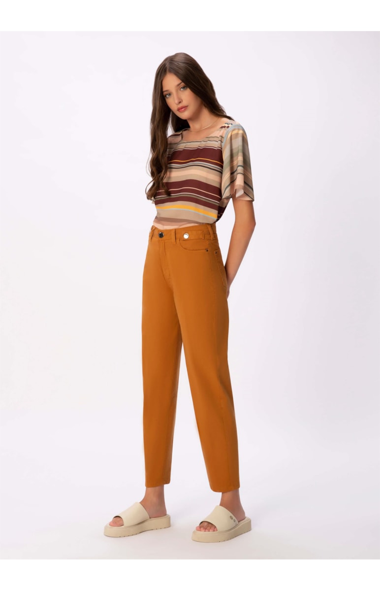 Calça Color Canvas Martingale Caramelo