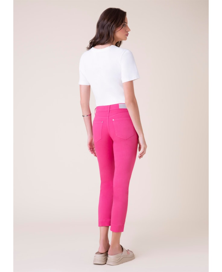 Calça Color Canvas Sofia Cigarrete Pink