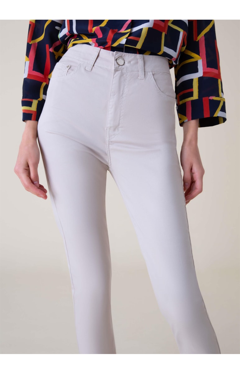 Calça Color Maia Cigarrete Bege