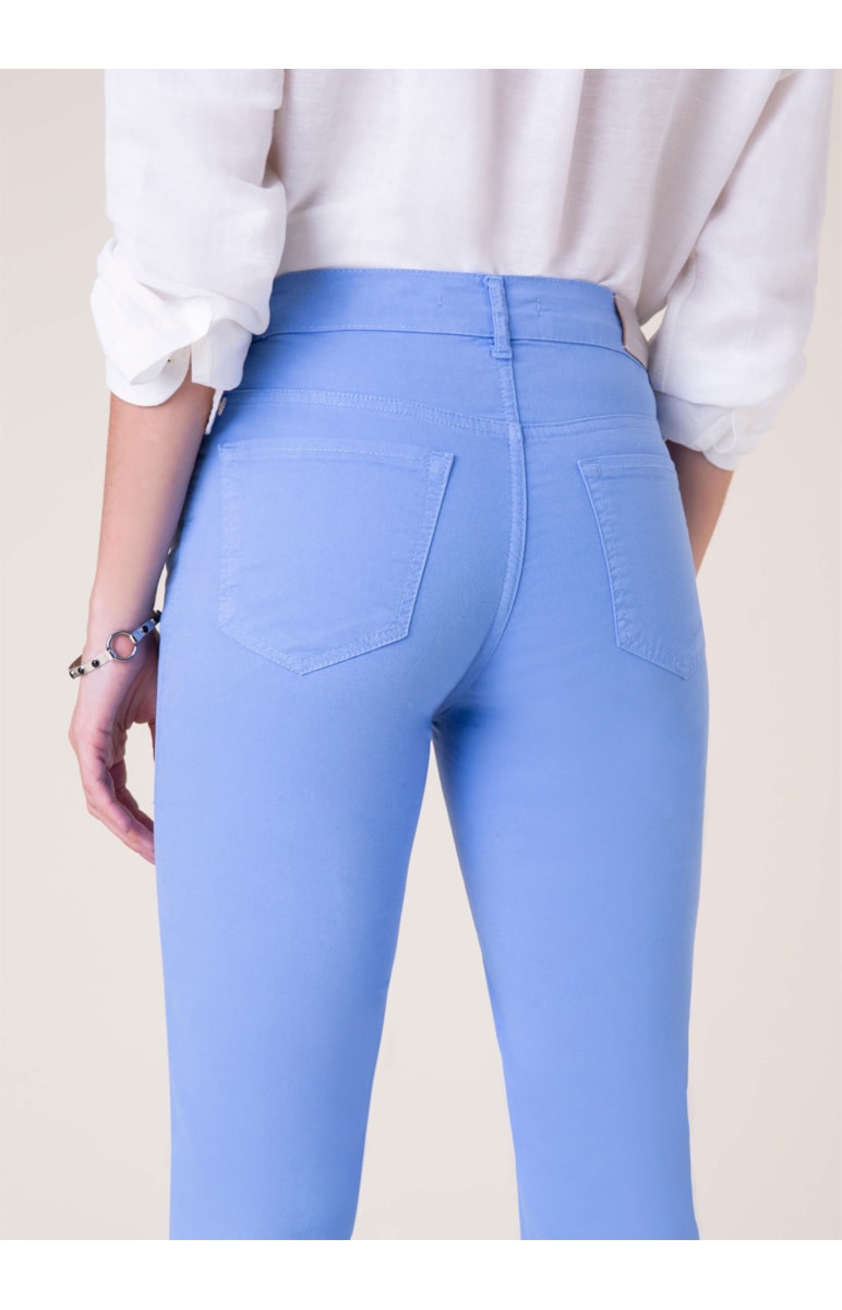 Calça Color Modal Flare Azul Bic