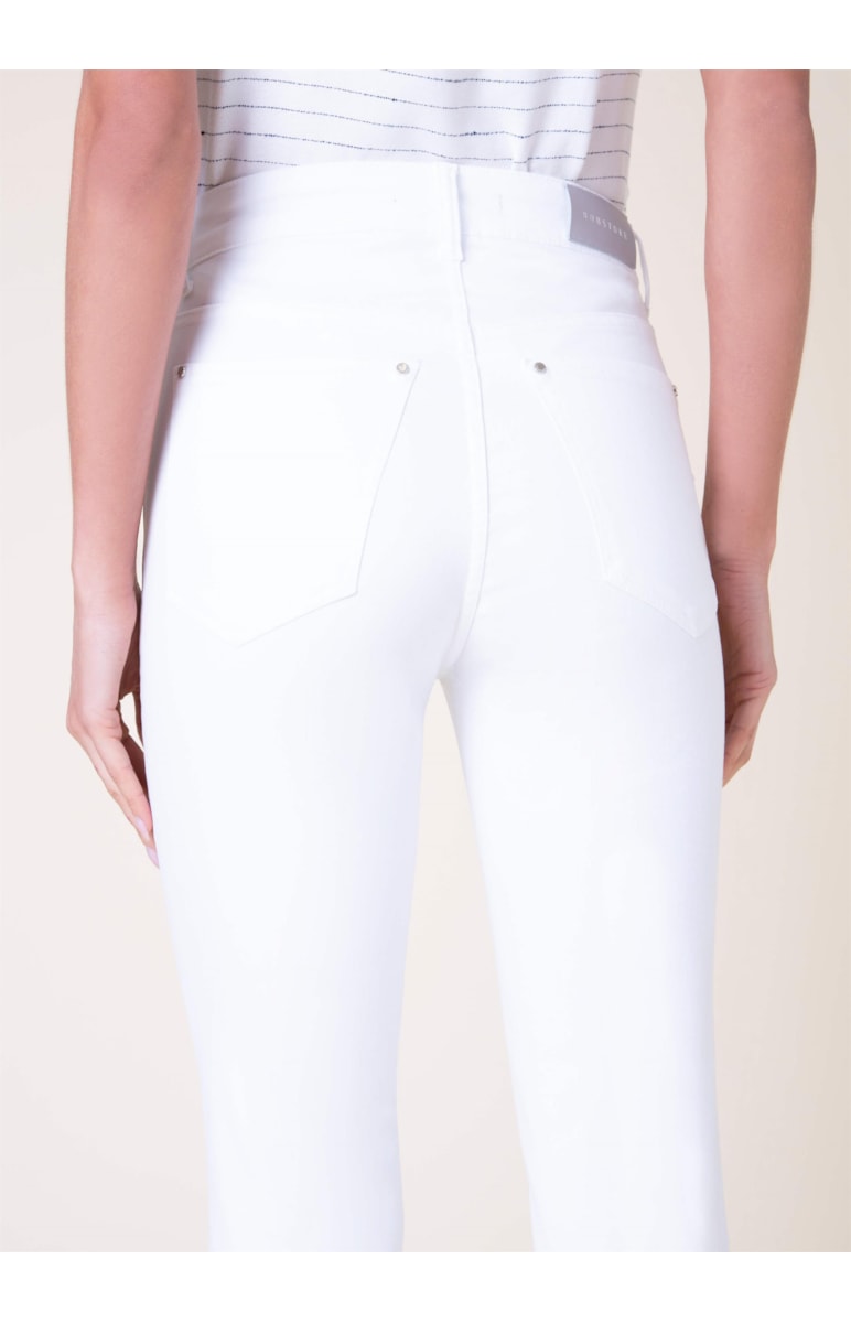 Calça Color Modal Flare Branco
