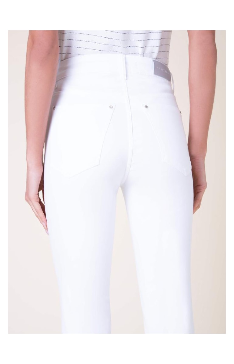 Calça Color Modal Flare Branco