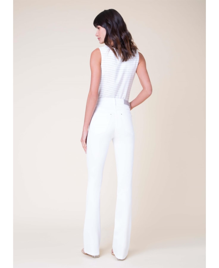 Calça Color Modal Flare Branco