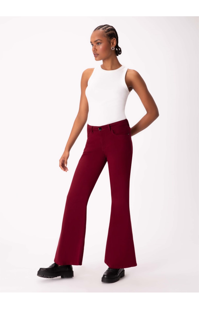 Calça Color Modal Ii Vinho