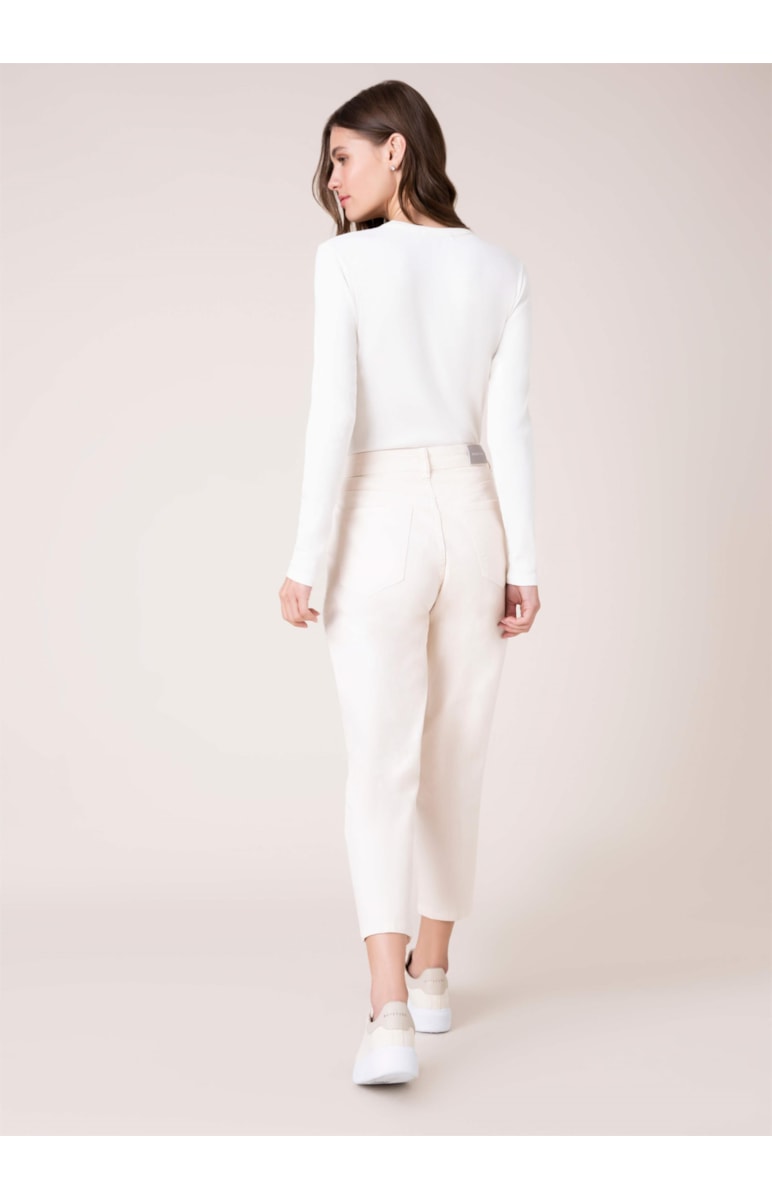 Calça Color Mom Off White
