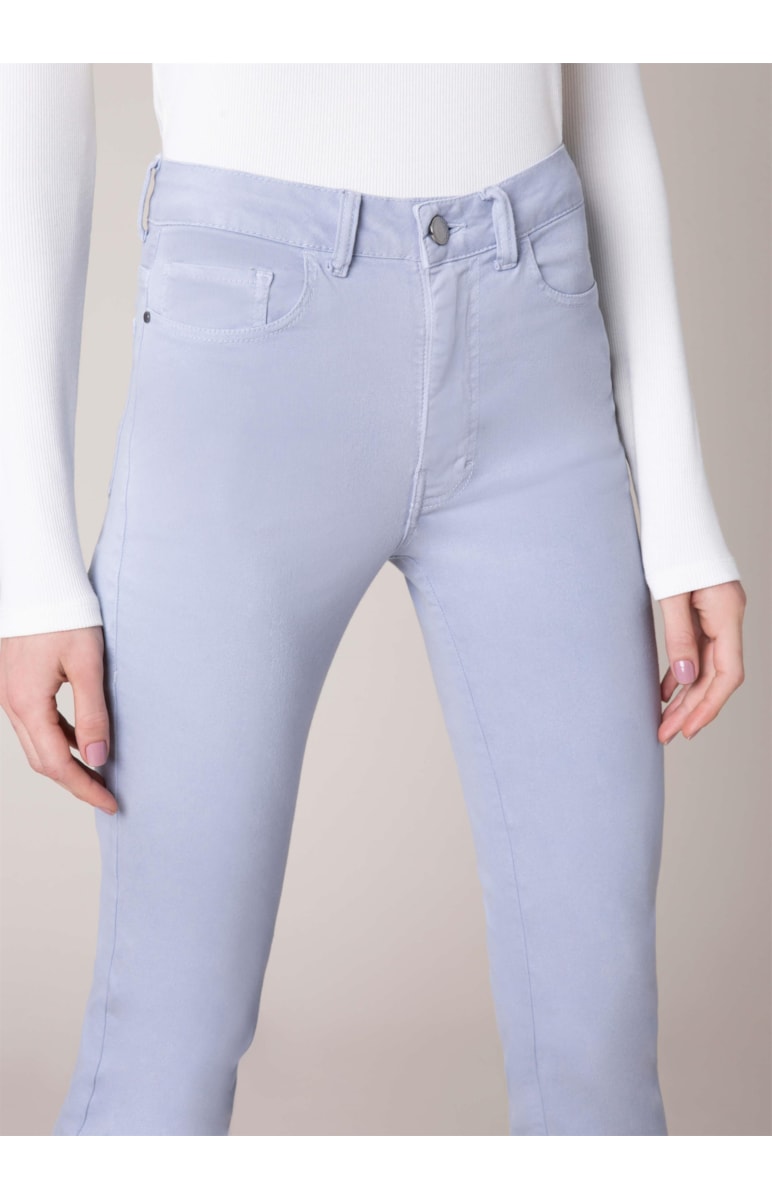 Calça Color Power Bootcut Azul Claro