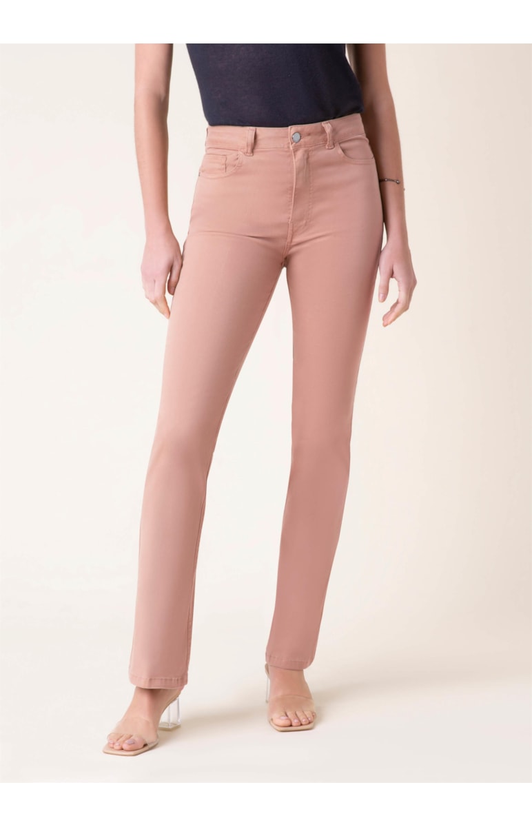 Calça Color Power Bootcut Rosa Velho