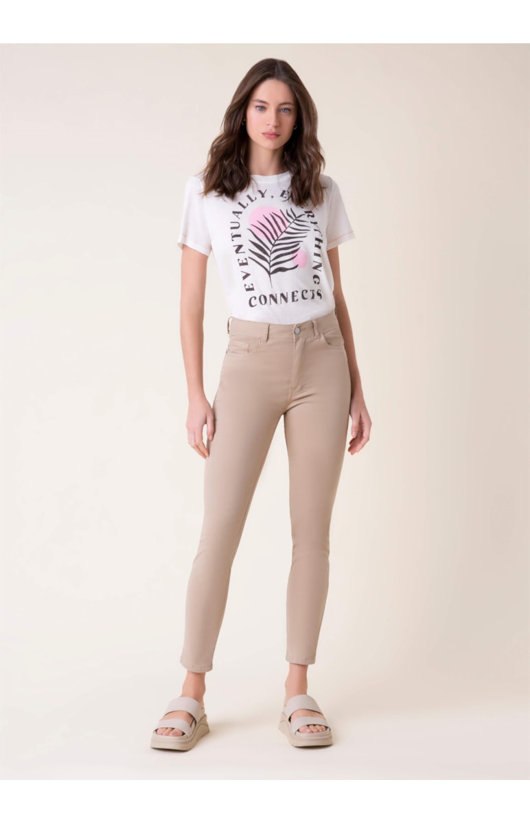 Calça Color Power Skinny Camel