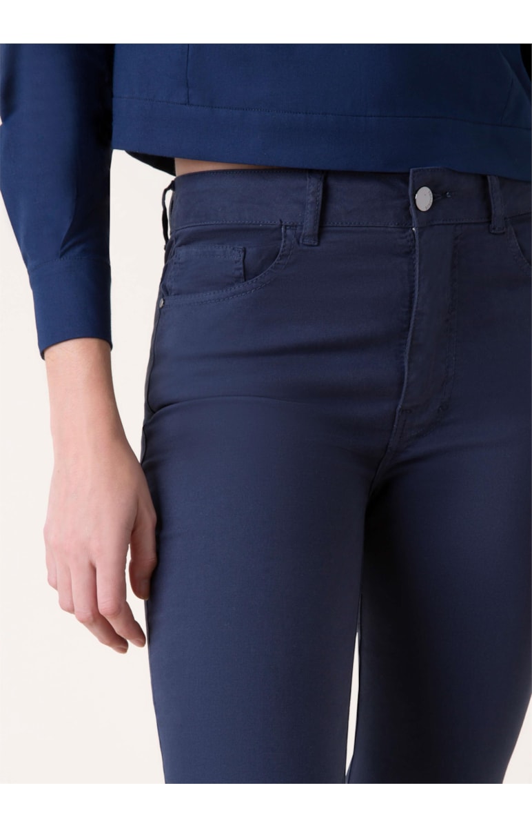 Calça Color Power Skinny Marinho
