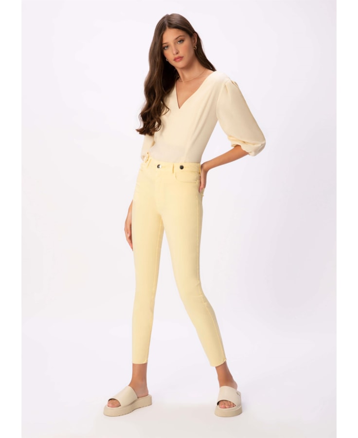 Calça Color Sofia Skinny Amarelo