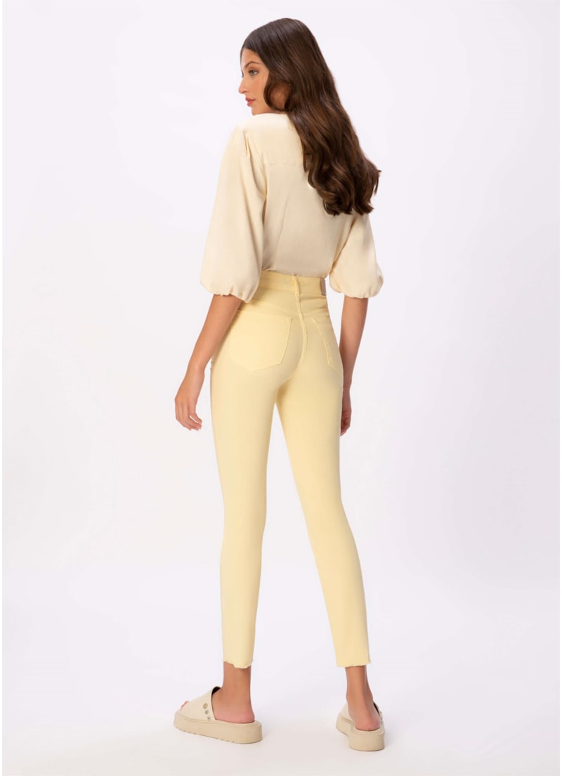Calça Color Sofia Skinny Amarelo