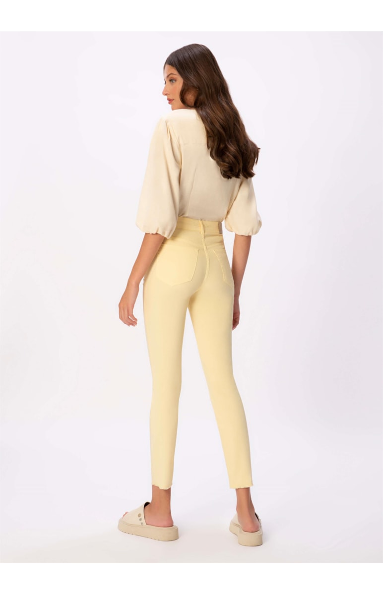 Calça Color Sofia Skinny Amarelo