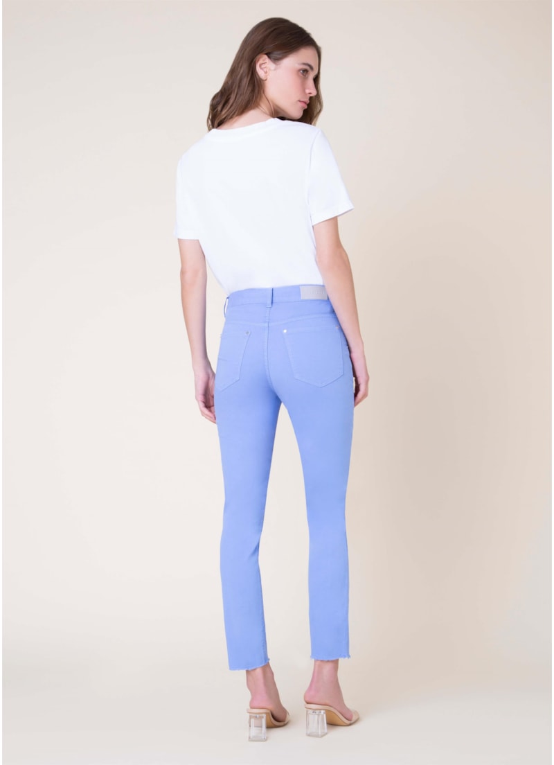 Calça Color Sofia Skinny Azul Bic