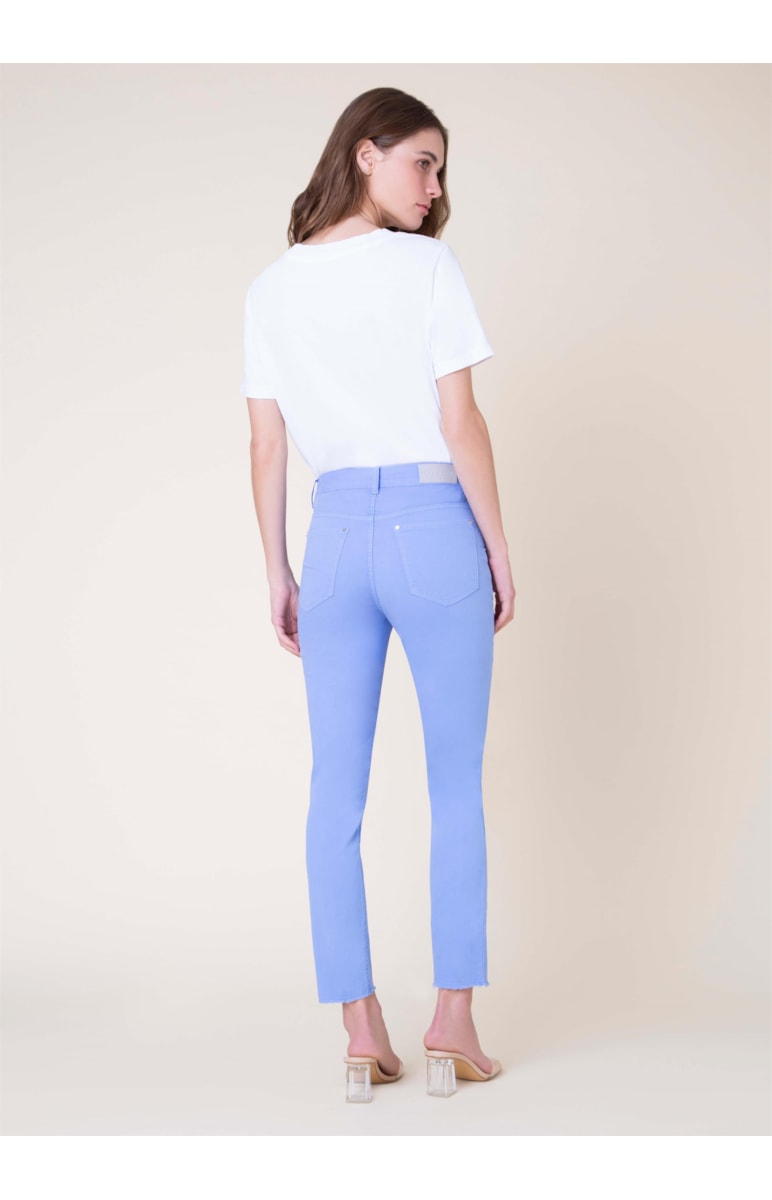 Calça Color Sofia Skinny Azul Bic