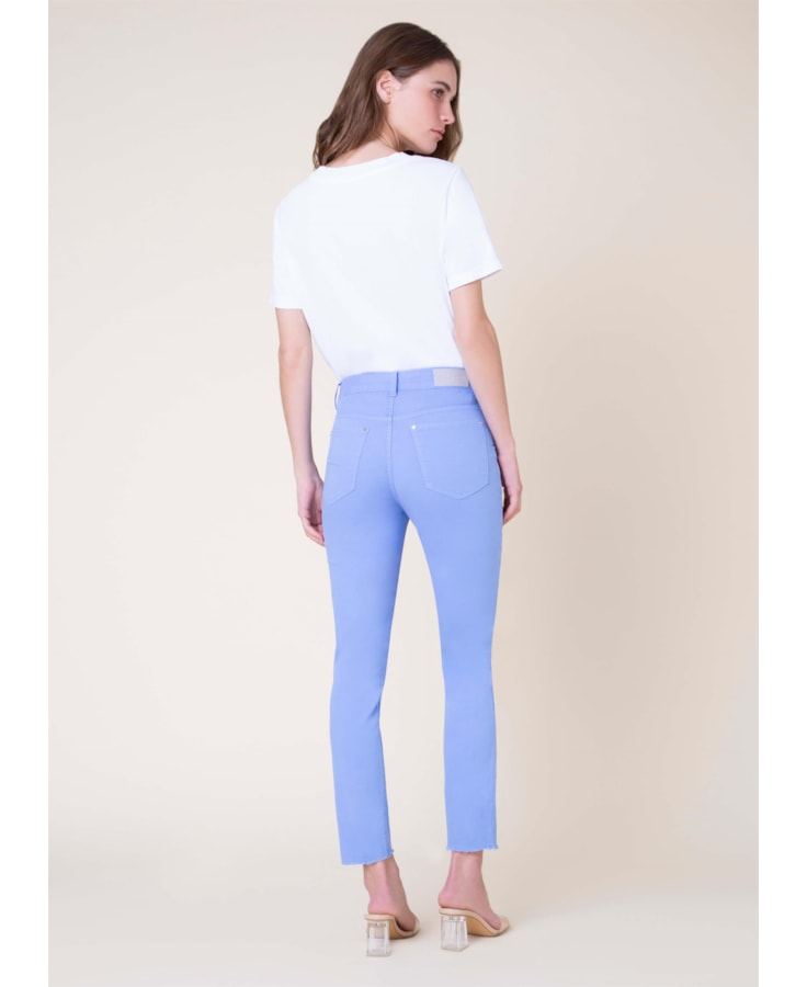 Calça Color Sofia Skinny Azul Bic
