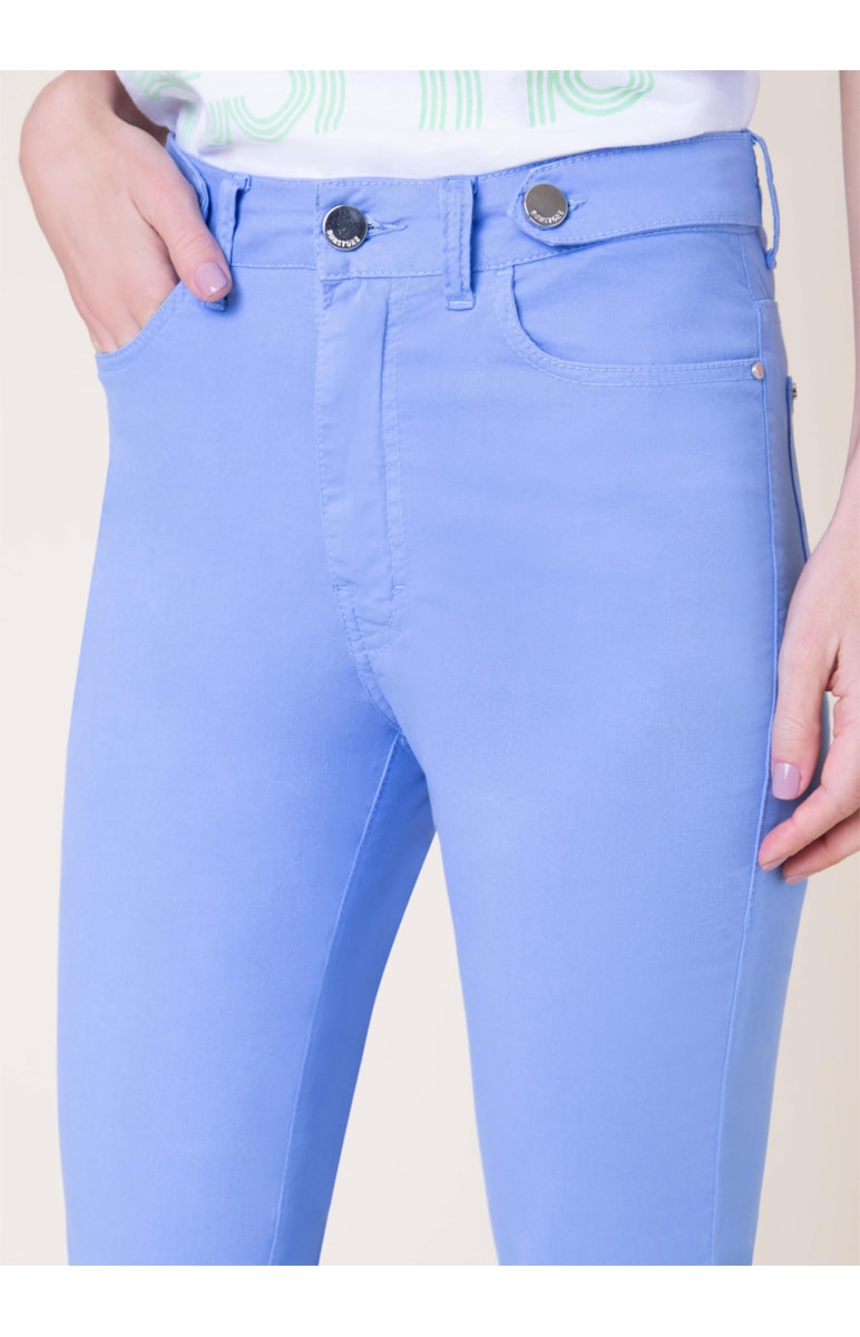 Calça Color Sofia Skinny Azul Bic