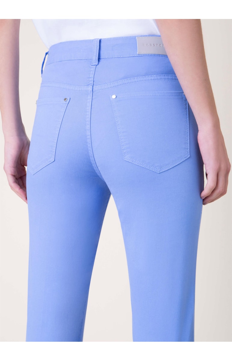 Calça Color Sofia Skinny Azul Bic