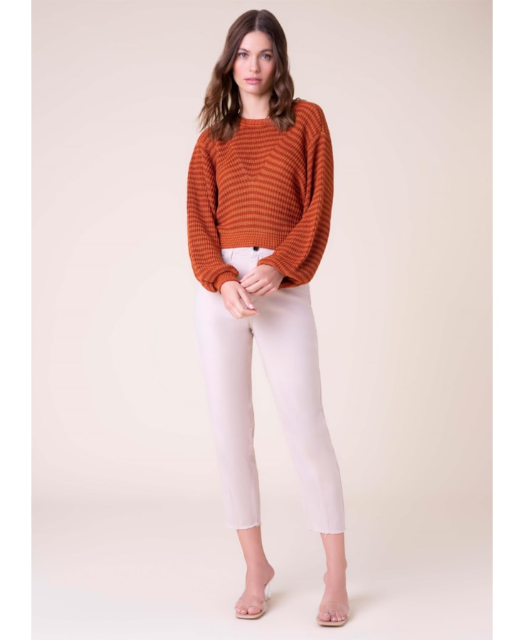 Calça Color Soft Mom Caqui