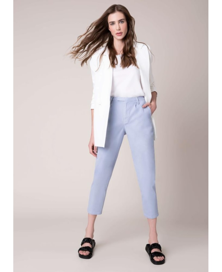 Calça Color Tailoring Azul Claro
