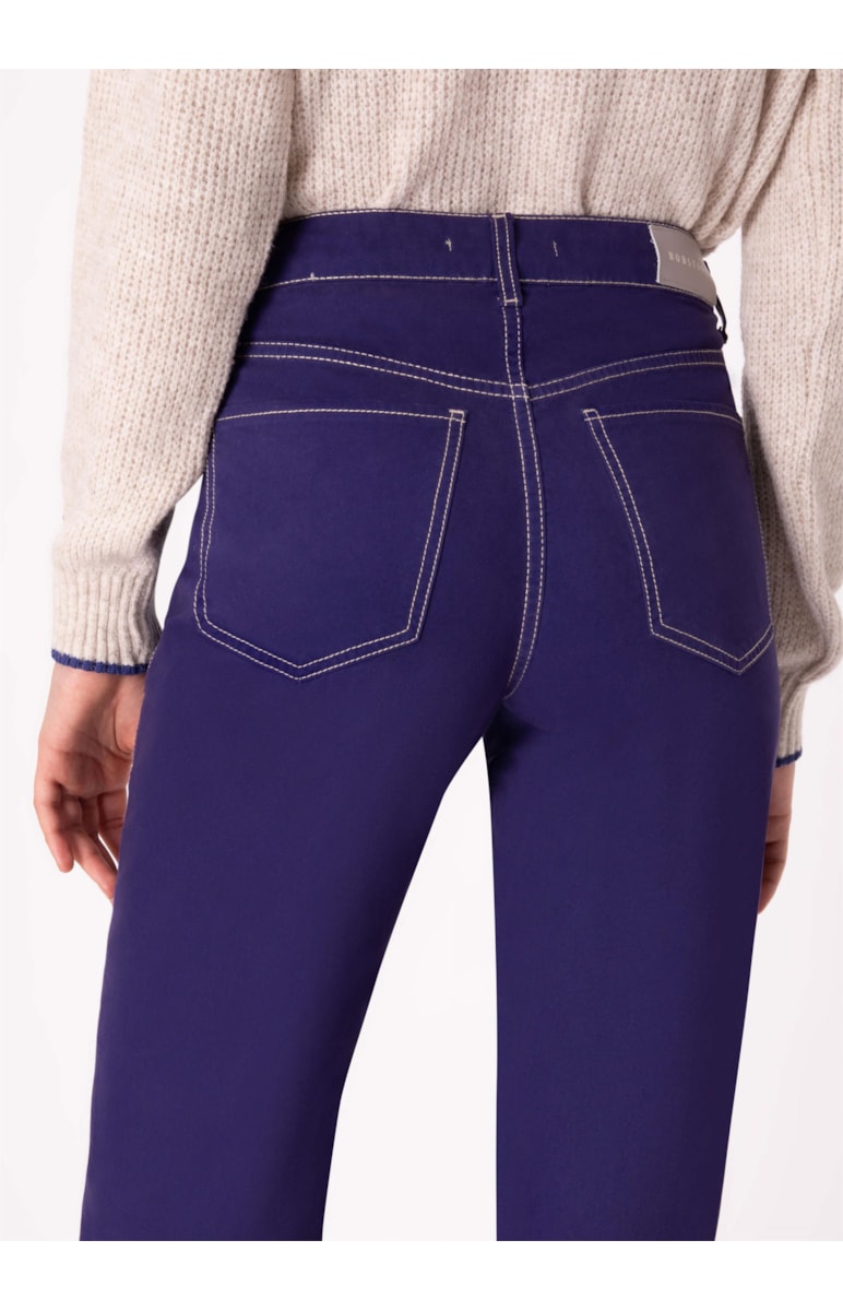 Calça Color Twill Slouch Violeta