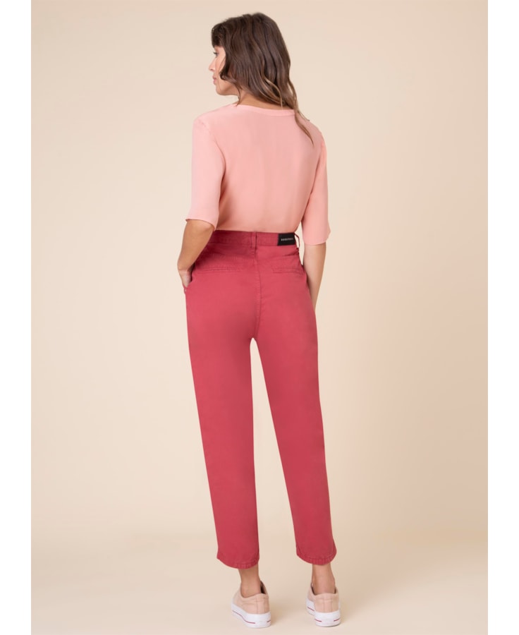 Calça Color Twill Vinho