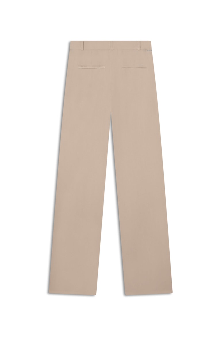 Calça Crepe Reta Areia