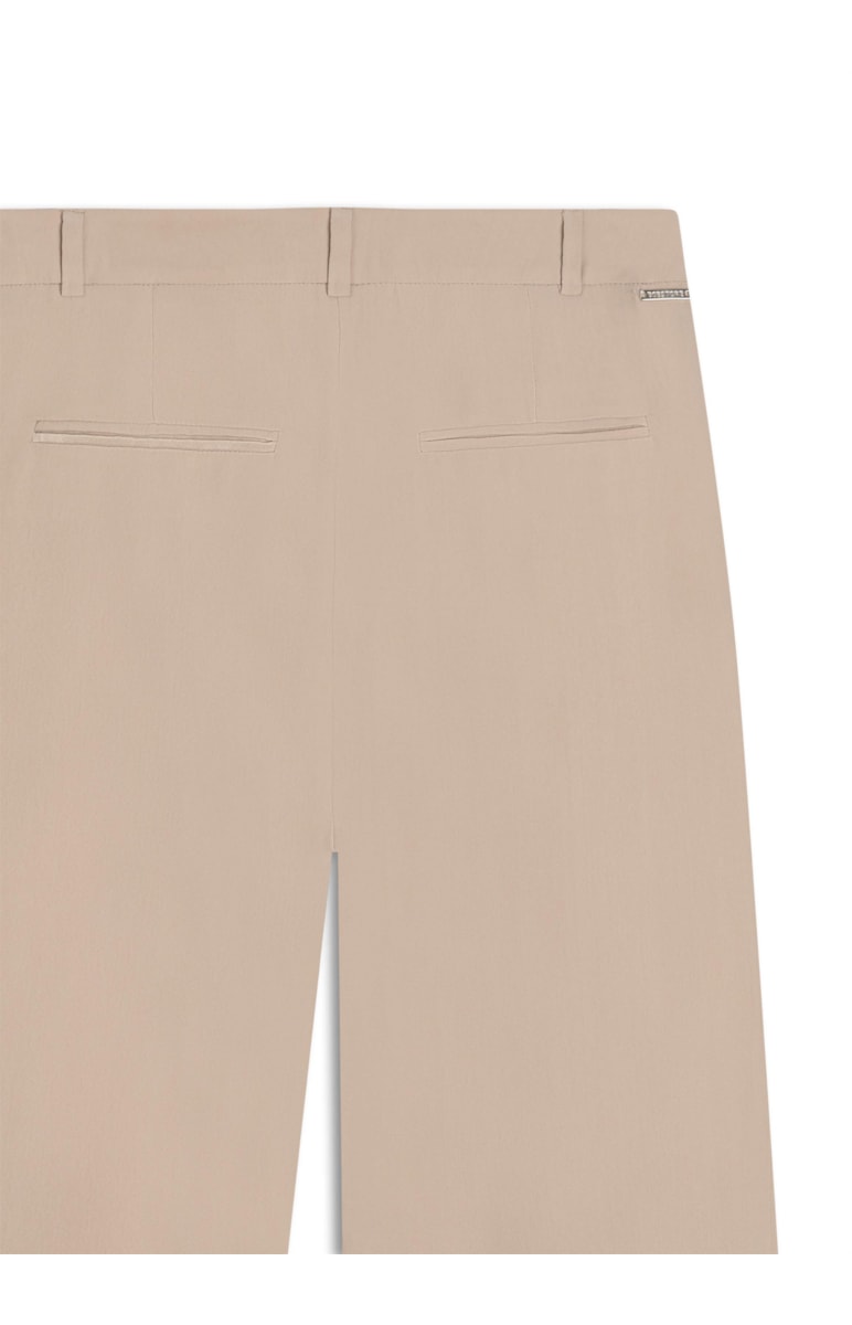 Calça Crepe Reta Areia