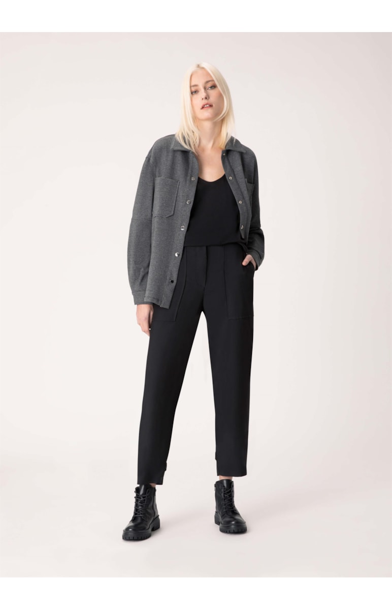 Calça Cupro Touch Carrot Preto