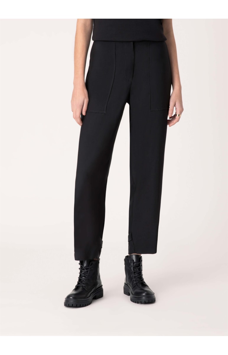 Calça Cupro Touch Carrot Preto