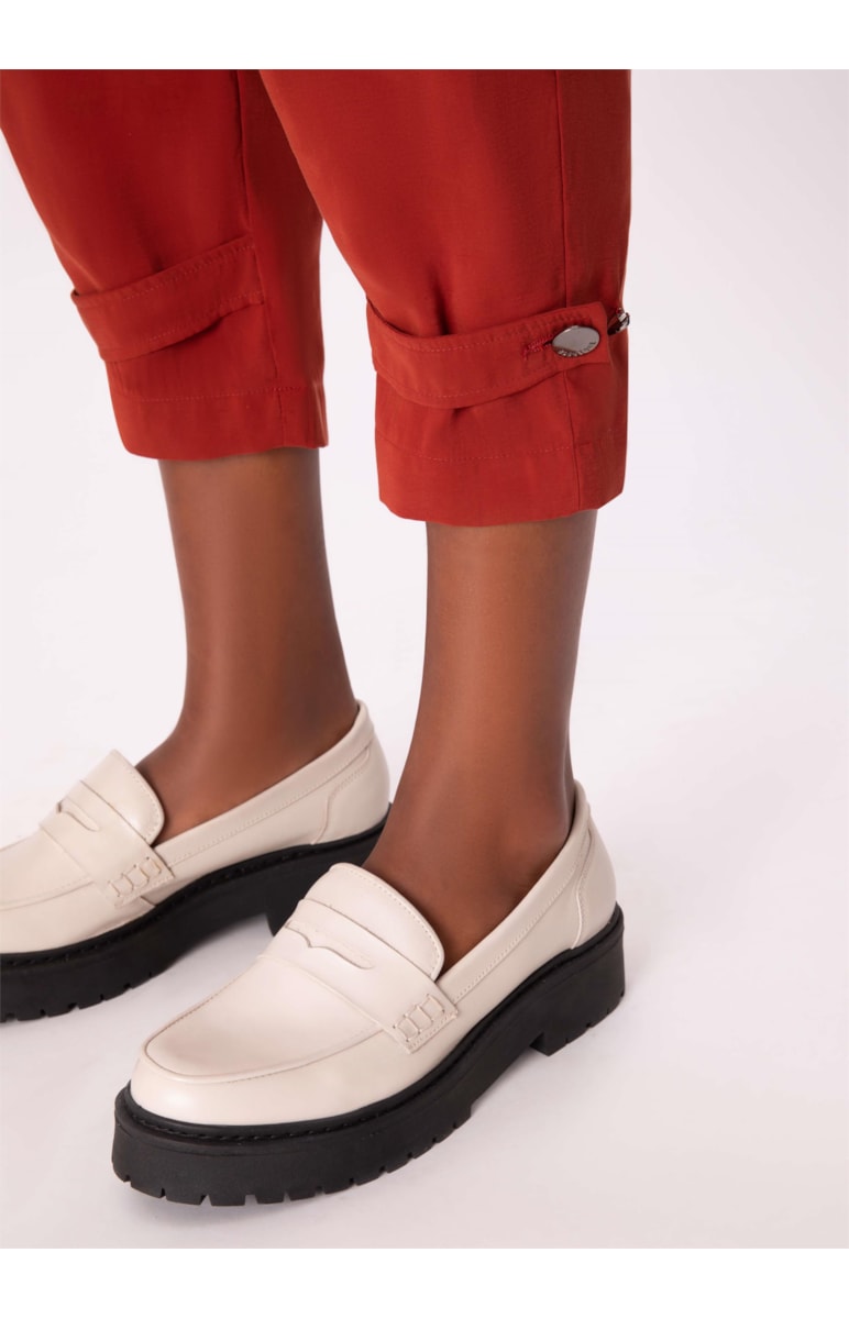 Calça Cupro Touch Carrot Telha