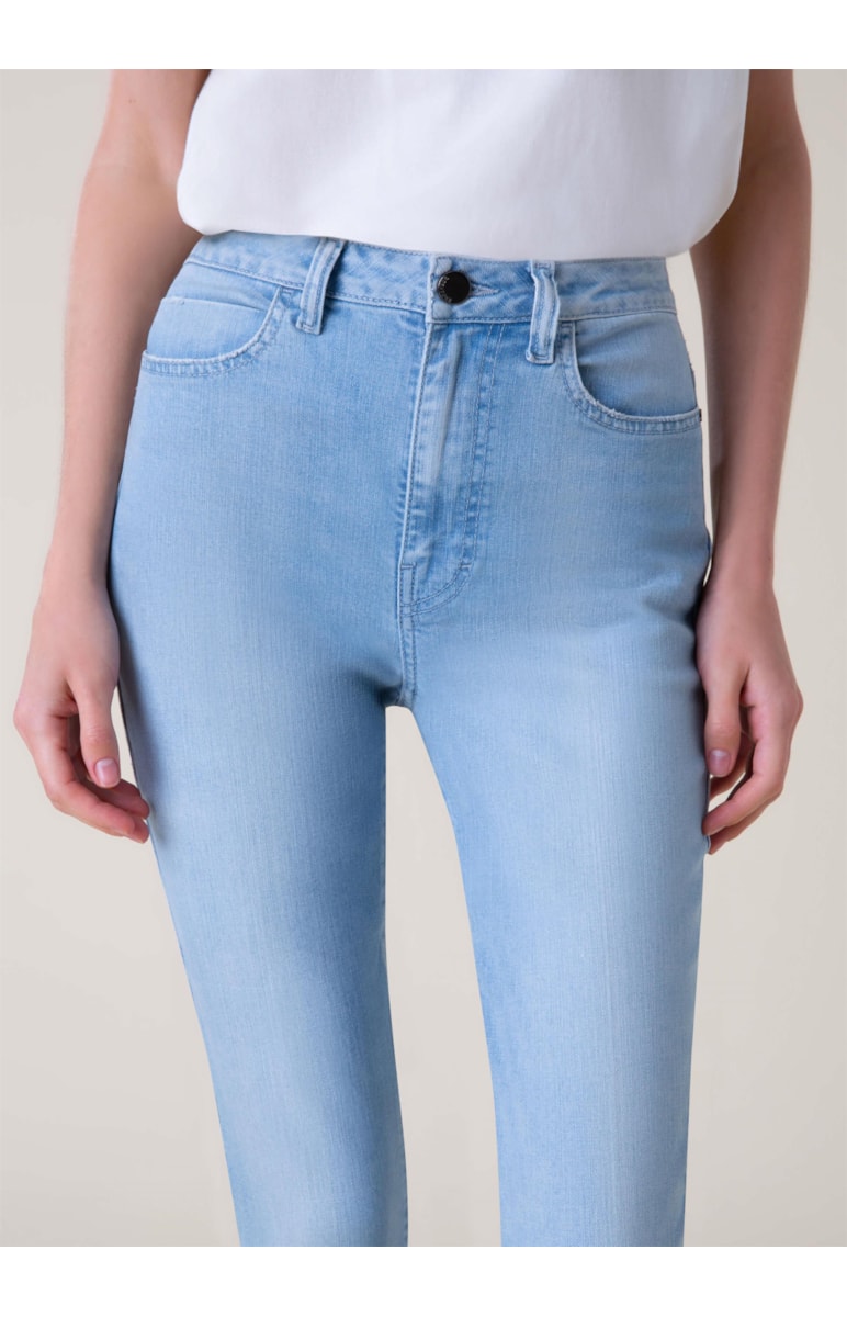Calça Deep Blue Elastic Cigarrete 379 Lav.Claro C/ Tank