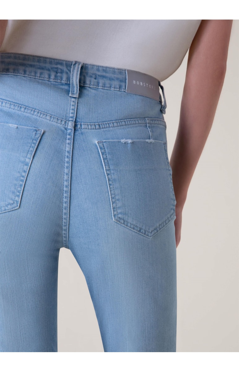 Calça Deep Blue Elastic Cigarrete 379 Lav.Claro C/ Tank