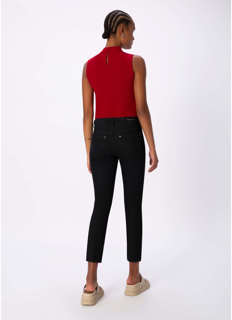 Calça Deep Blue Slim B-313 Lav.Escuro C/Resina