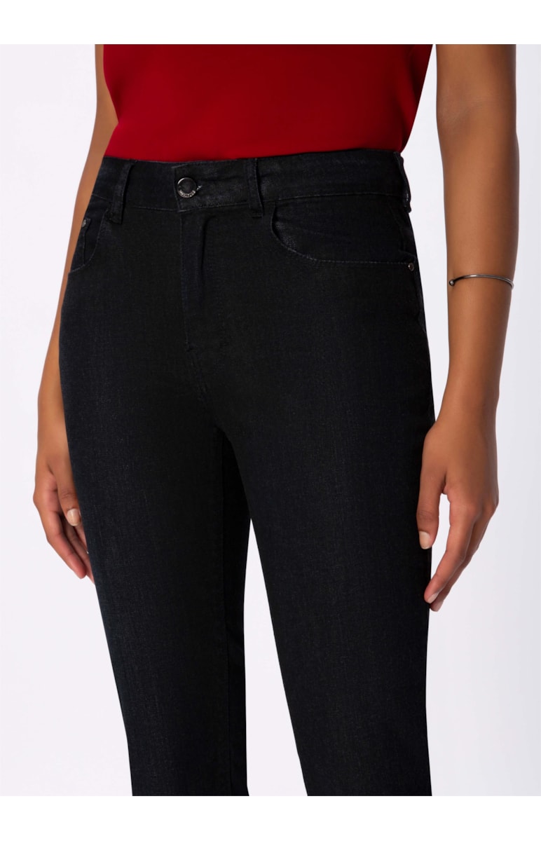 Calça Deep Blue Slim B-313 Lav.Escuro C/Resina