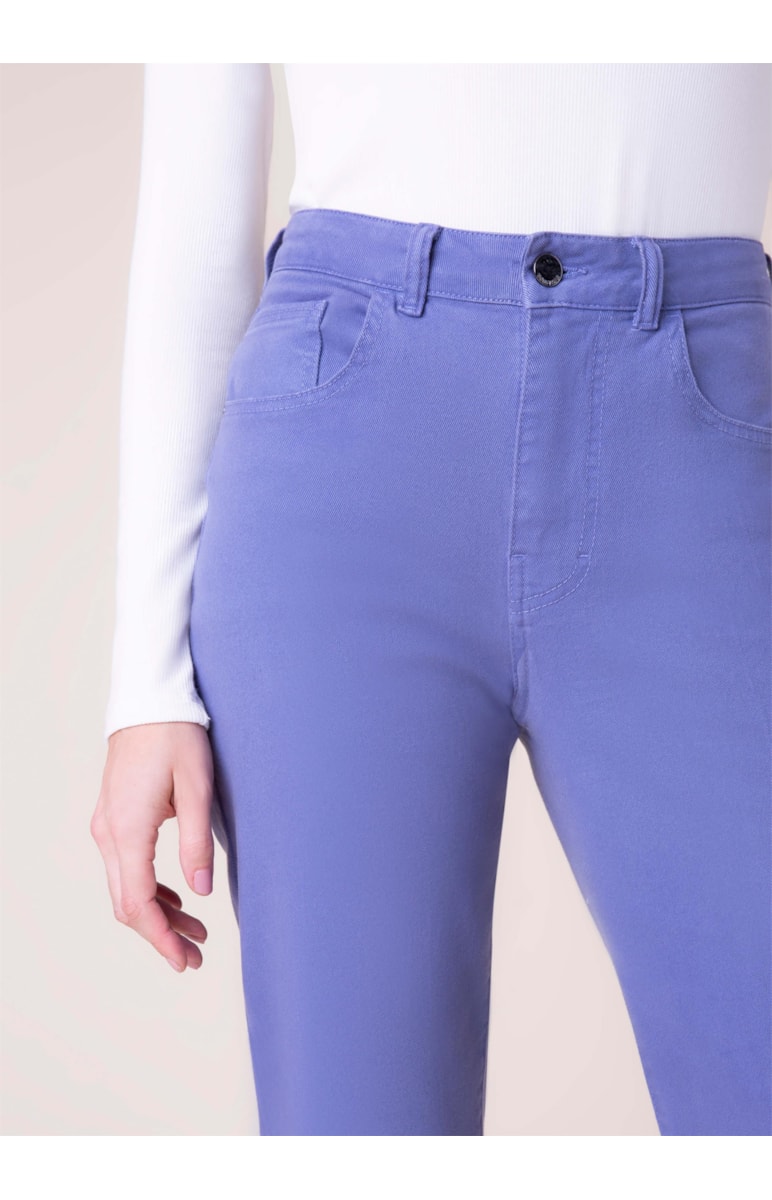Calça Denim Color Slouch Hortencia