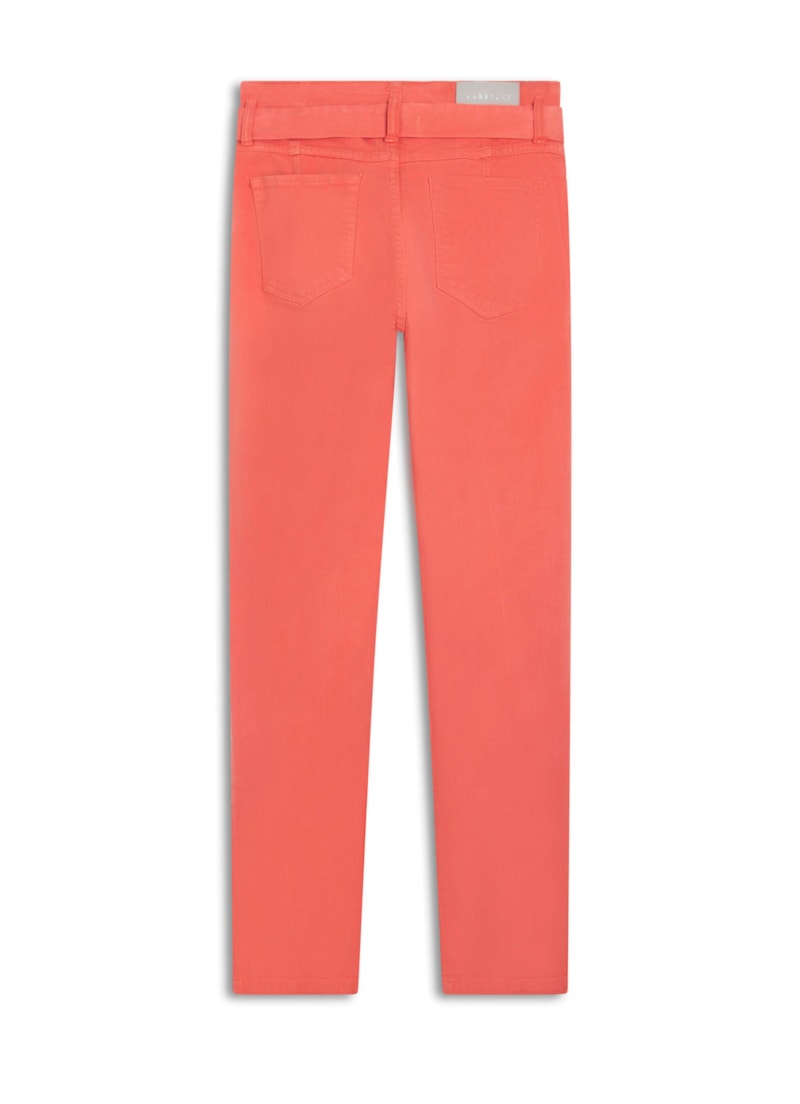 Calça Denim Gigi Cinto Rosa Velho
