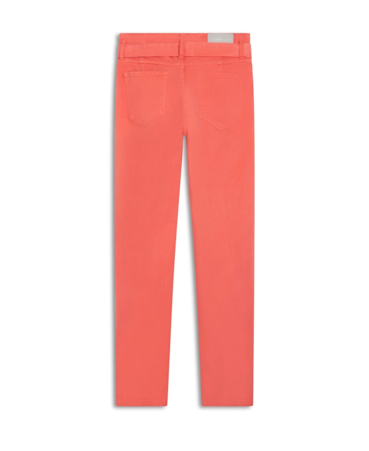 Calça Denim Gigi Cinto Rosa Velho
