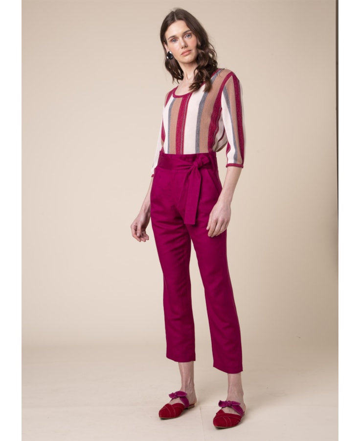 Calca Faixa Amarracao Magenta