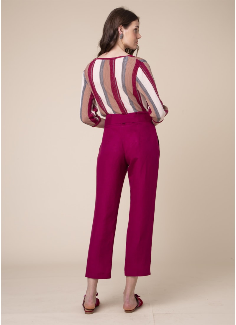 Calca Faixa Amarracao Magenta