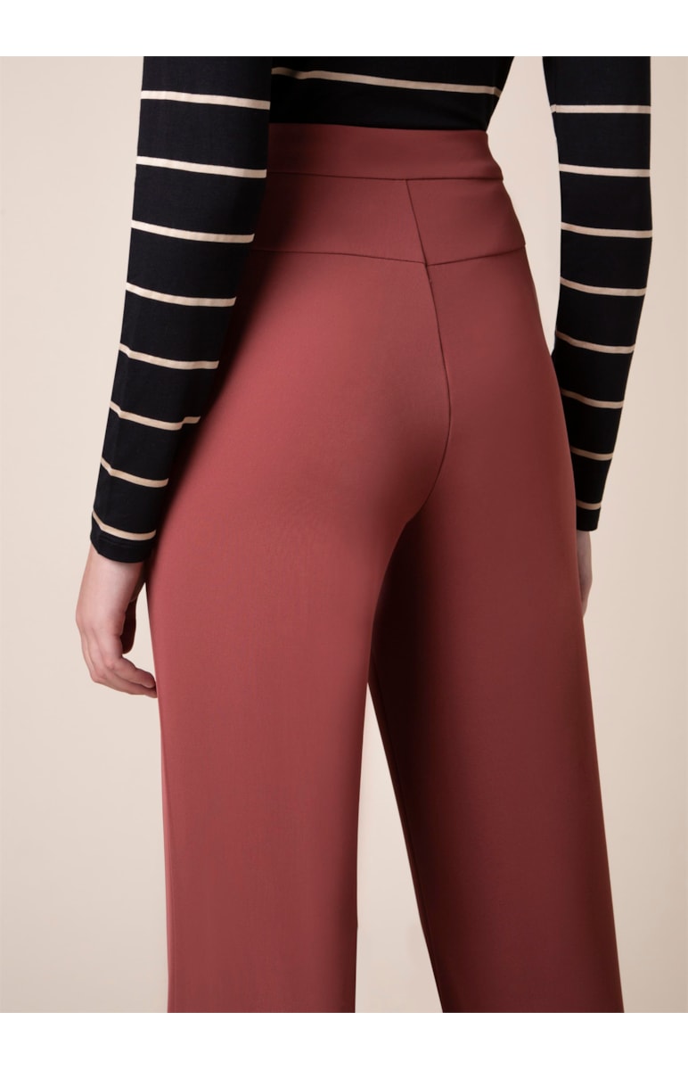 Calça Flare Basic Rosa Dirty